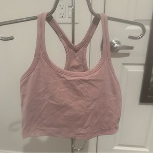 Cropped workout tank with built in bra❗️